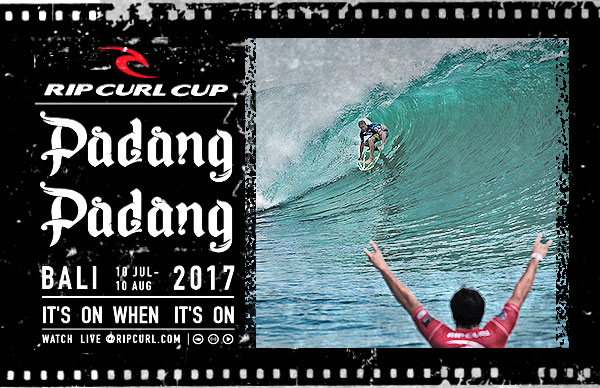 Count down for Rip  Curl  Padang Padang GET WASHED